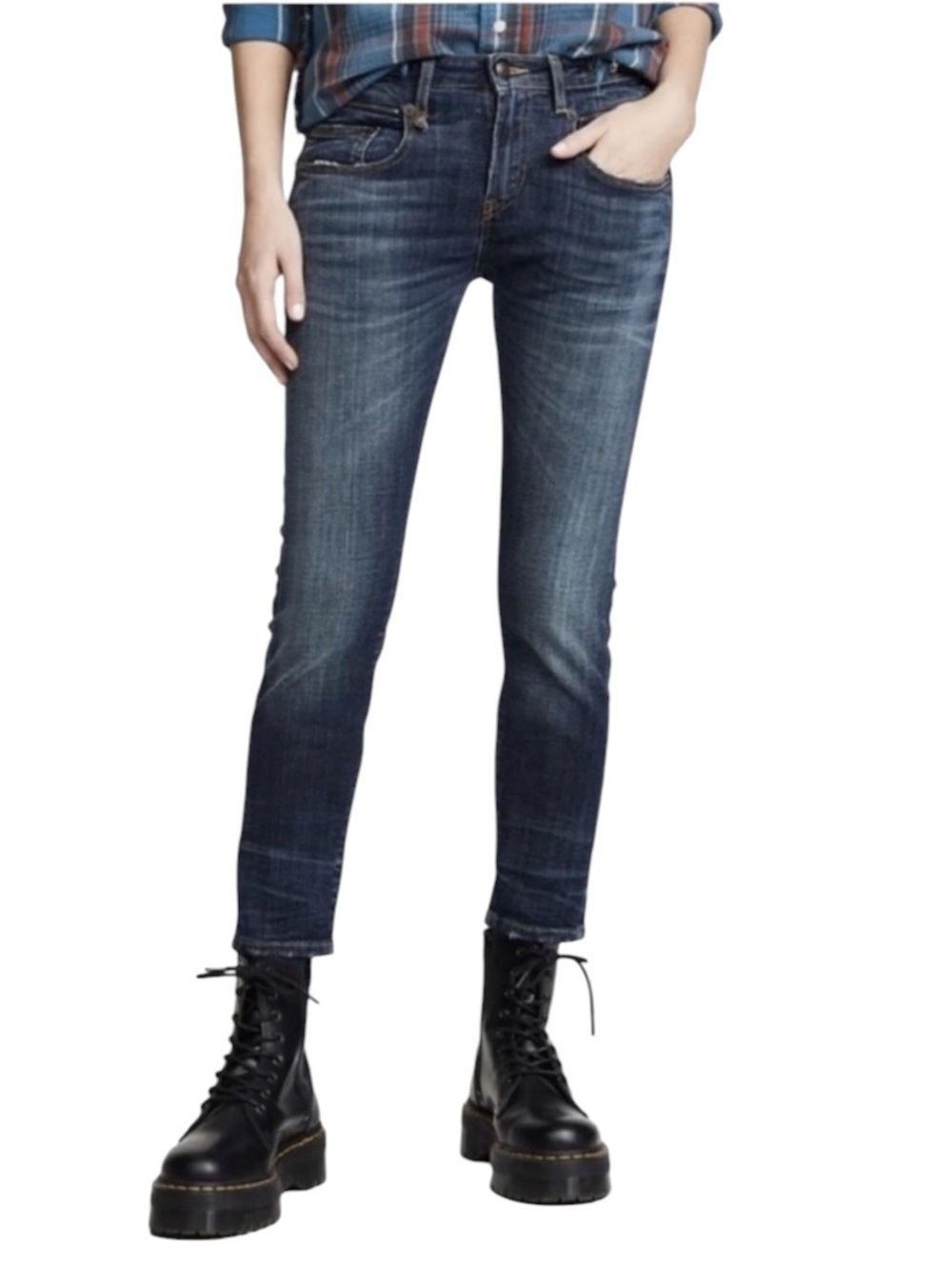R13 • Biker Boy Howell Indigo Dark Blue